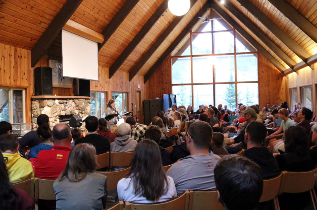 Summer wedding in the RMMC chapel.